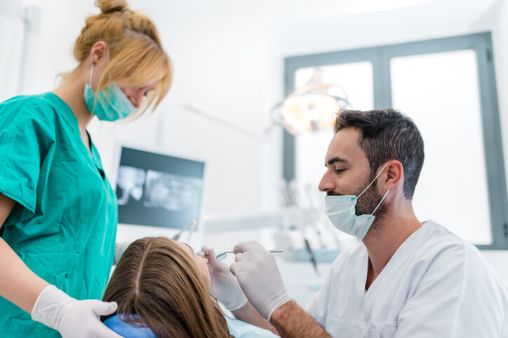 Feeling pain at the dentist
